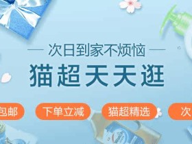 天猫超市优惠:猫超天天逛,猫超精选/单件包邮/下单立减/次日达